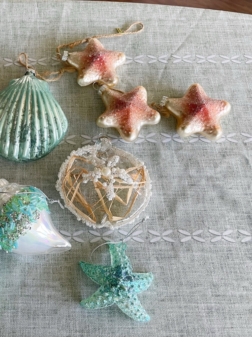 Coastal Glass Holiday Ornament Set - Picture 3 of 3